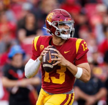 QB Calleb Williams con USC, prospecto para el Draft NFL 2024