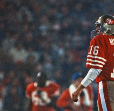 QB Joe Montana con los San Francisco 49ers